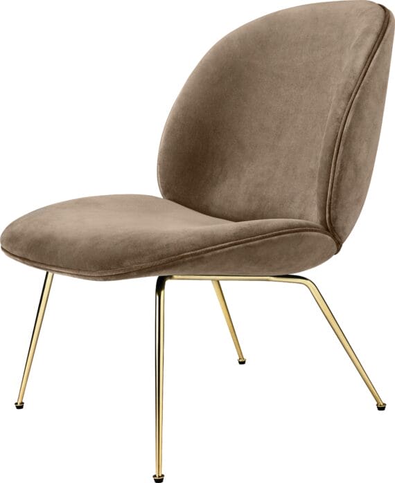 Beetle Lounge Chair - Fully Upholstered, Conic base