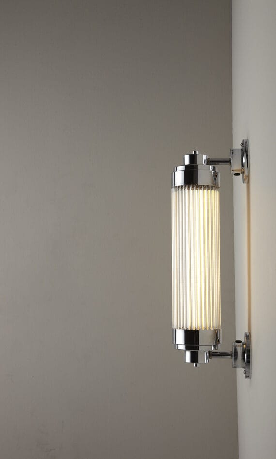 Pillar Offset Wall Light