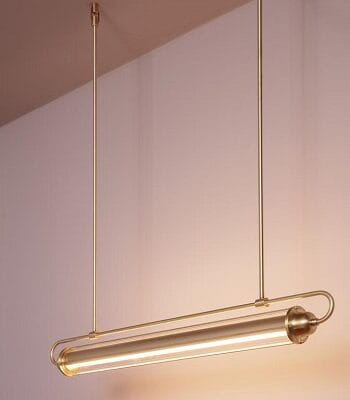 Tube pendant lamp