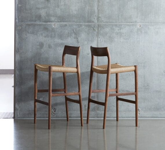 JL Møller No 77 Bar Chair