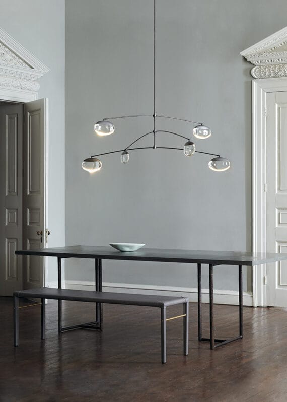 Bilde av Gaia Pendant Triple Tier over spisebord