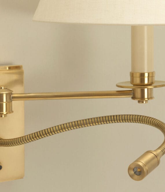 Bordon Swing Arm Reading Wall Light