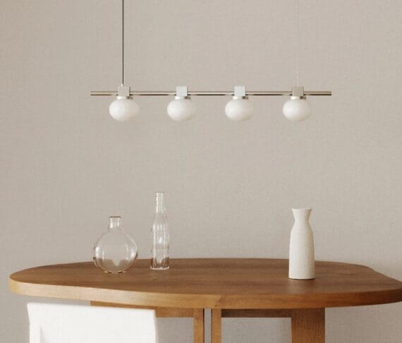 Ovoid Pendant Light l Quadruple