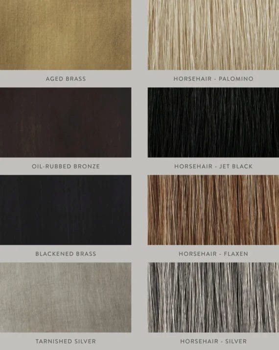 Materialalternativer for Horsehair lampen
