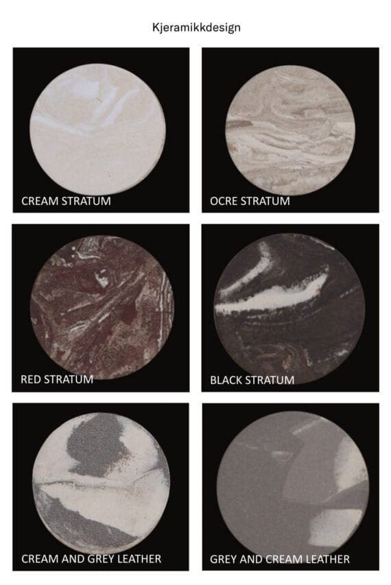 Utvalg kjeramikk degisn på lamper fra Contain