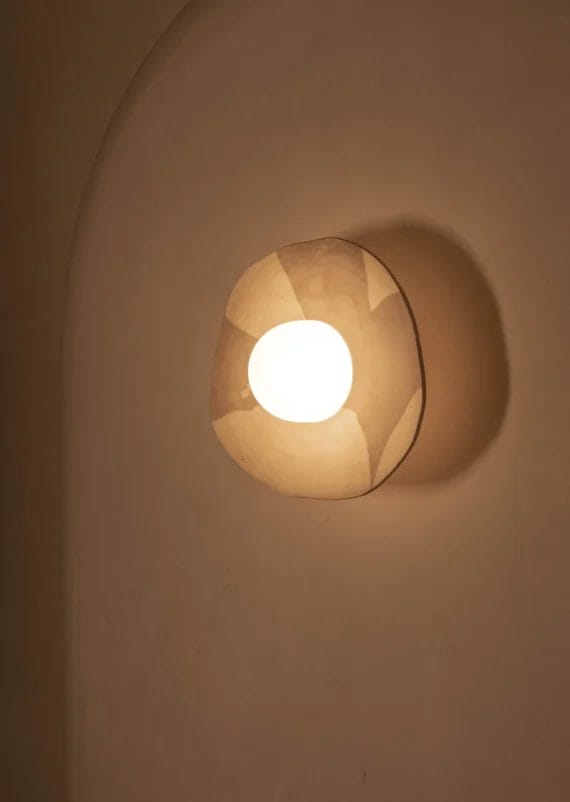 Organic Ceramic Sconce