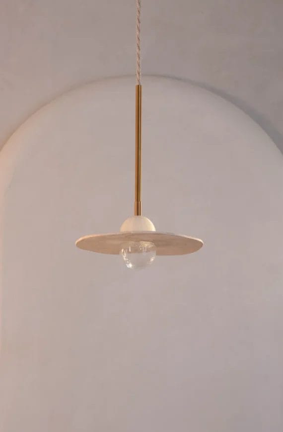 Produktbilde av organic Ceramic pendant i lys kjeramikk